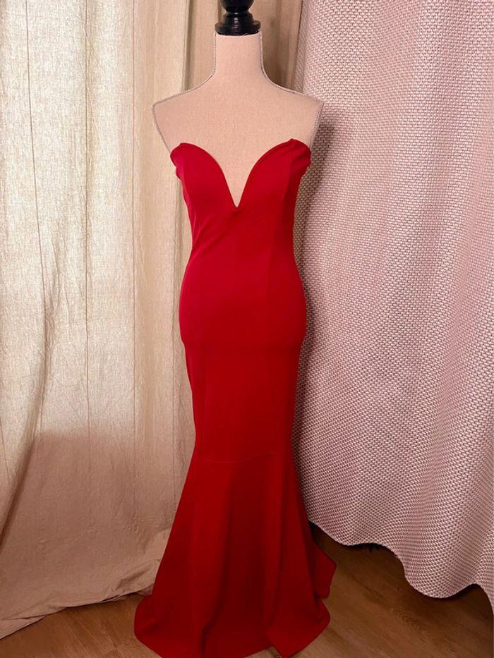 Robe de soirée rouge - photo numéro 1