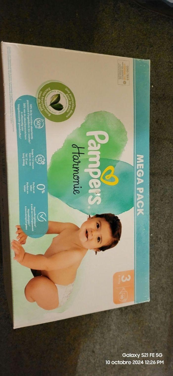 Couche pampers harmonie t3