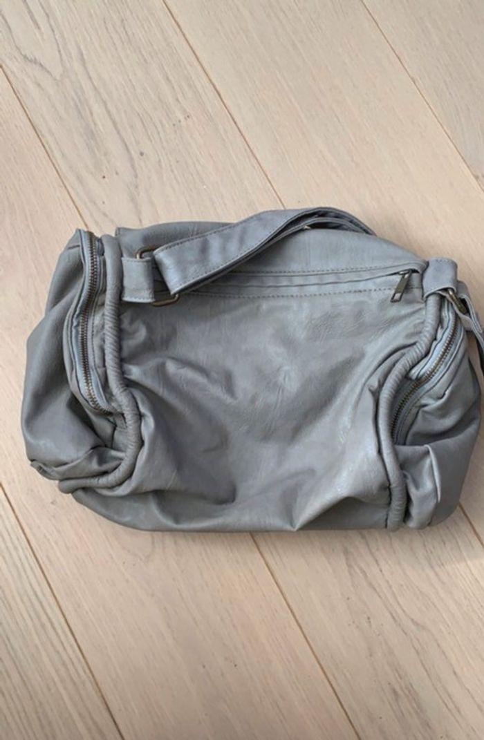 Sac bandoulière Etam gris - photo numéro 2