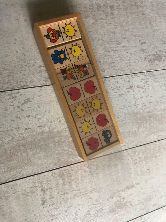 Jeu éducatif en bois - dominos - photo numéro 3