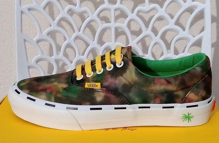 Baskets Vans kaki, vert et marron camouflage non genrées ou unisexes taille 41 - photo numéro 7