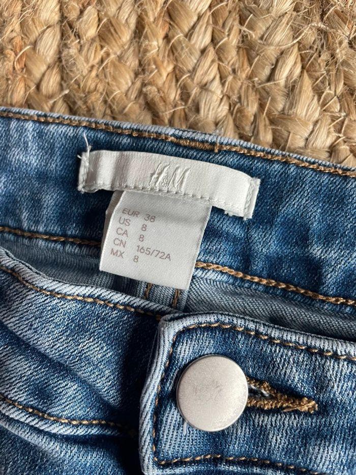 Jeans slim bleu clair h&m taille 38 - photo numéro 2