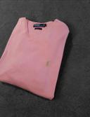 Pull POLO Ralph Lauren Rose Pima Cotton XXL Logo Brodé