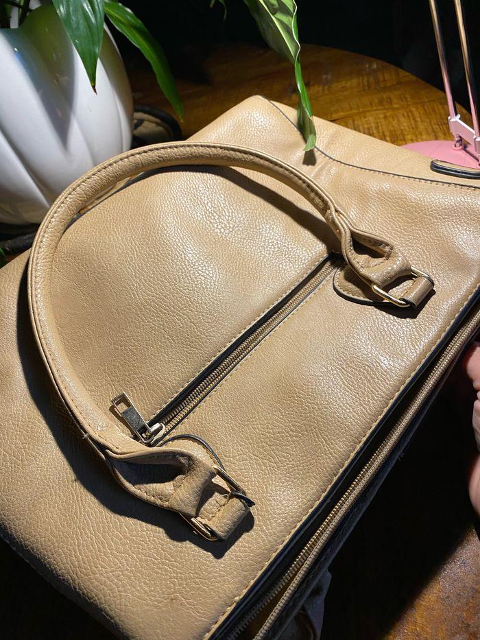 Lot sac et pochette beige - photo numéro 7