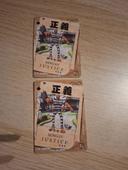 Lot de 2 cartes one piece morgan