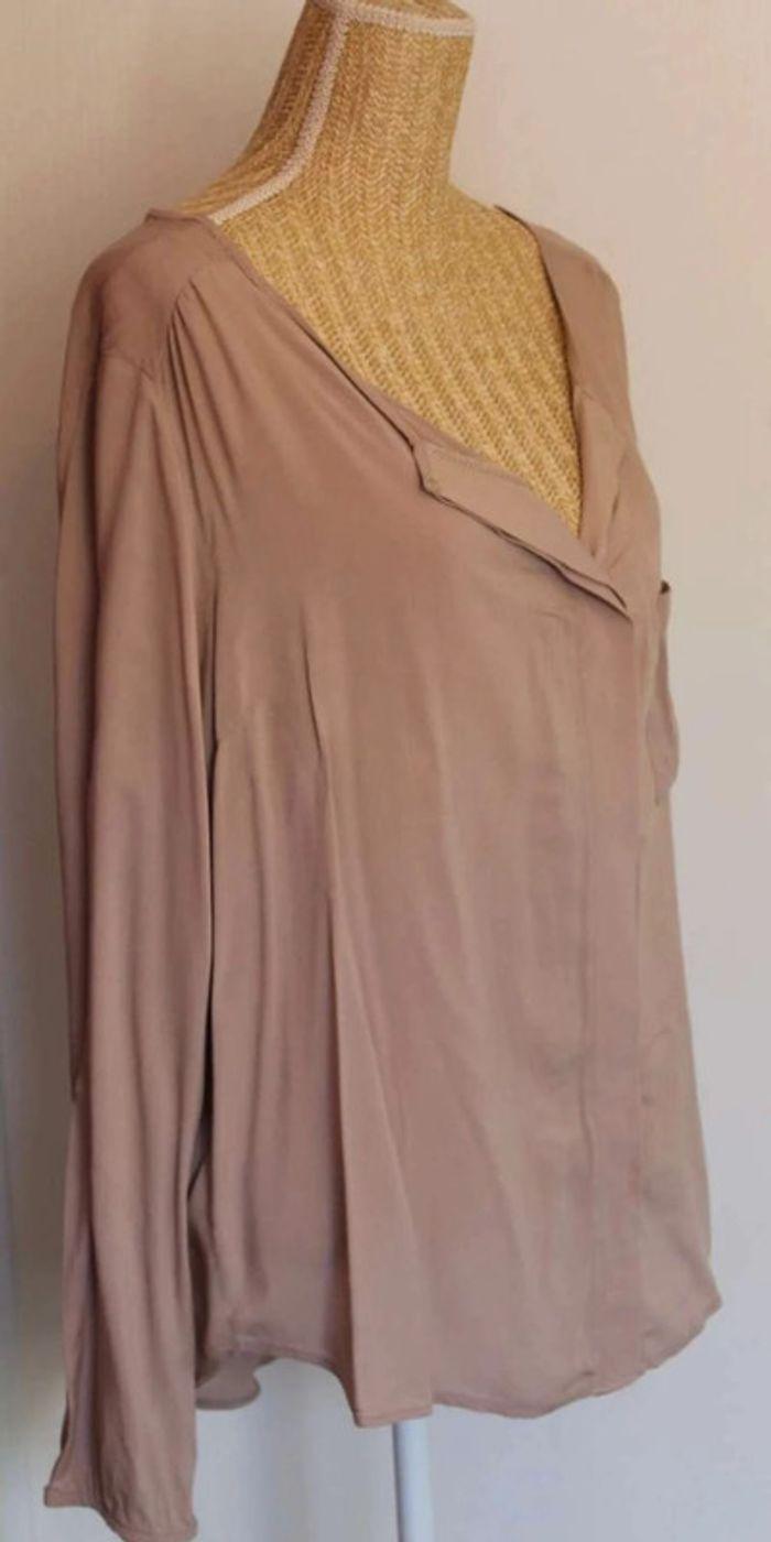 Chemise  légère - Beige  -  Manches  longues  -  Mim - 44 - photo numéro 3