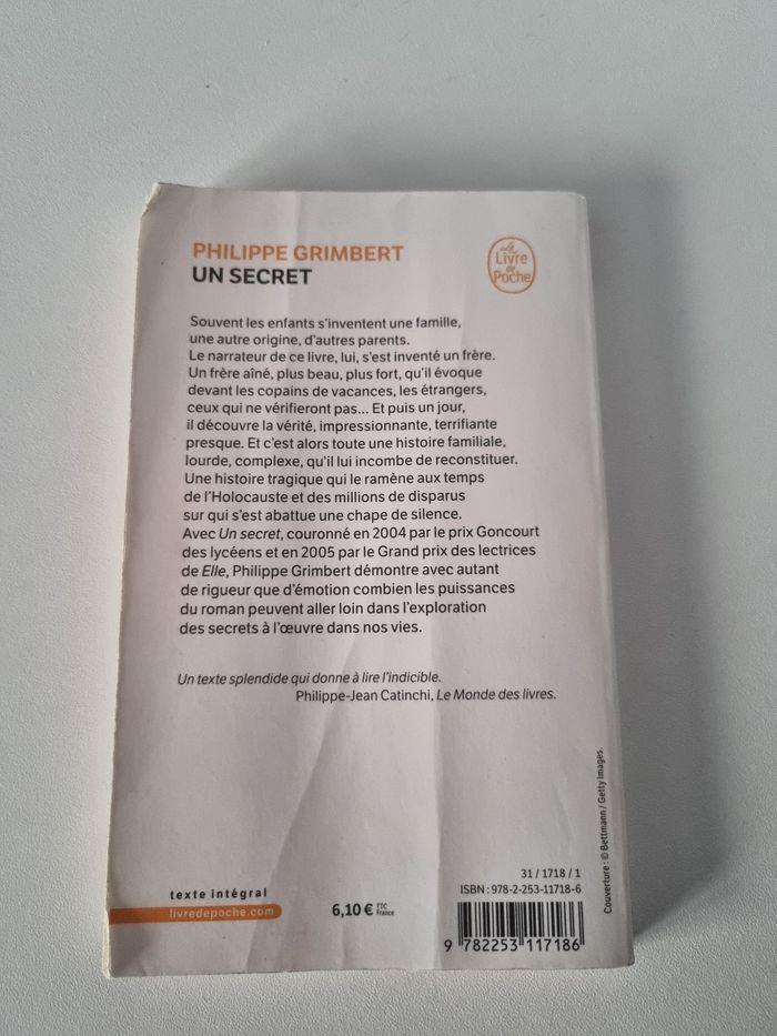 Livre  un secret - photo numéro 2