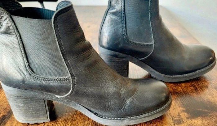 Bottines  hiver en cuir Italien T 40 Alpha - photo numéro 7