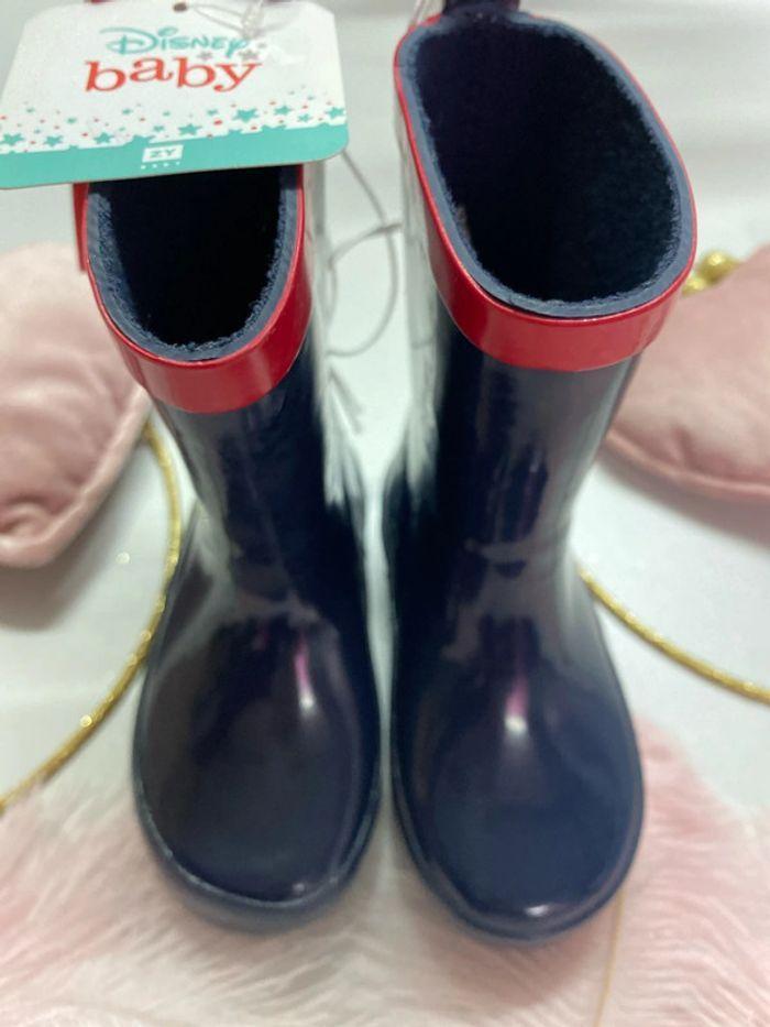 Bottes de pluie garçon Mickey (neuf) - taille 21 - photo numéro 2