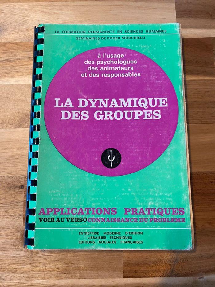 Livre ancien psychologie - la dynamique des groupes - 1969 - photo numéro 2