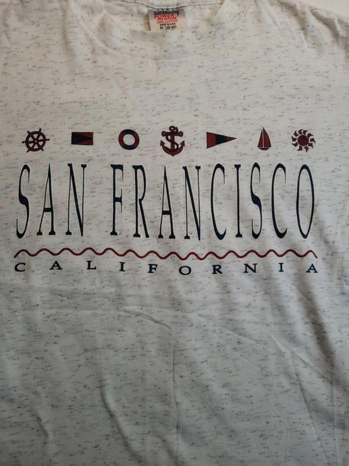 T-shirt vintage Oneita Power-T San Francisco taille M en très bon état - photo numéro 3