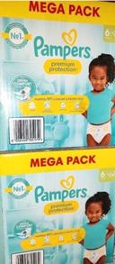 Pampers premium taille 6 2carton de 74