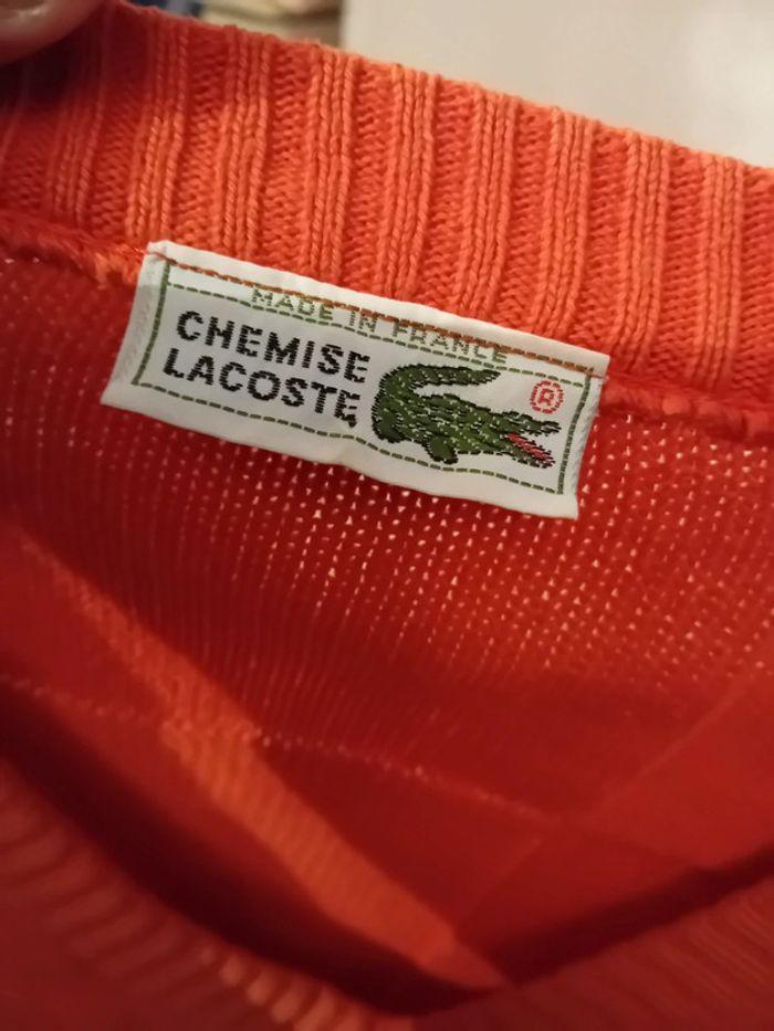 Pull vintage lacoste - photo numéro 3