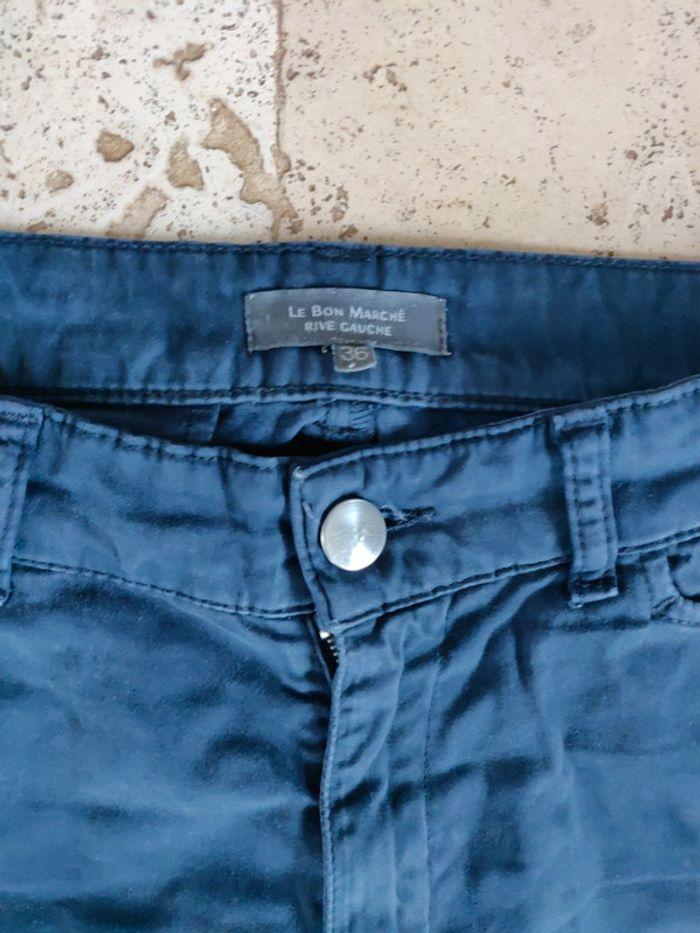 Pantalon bleu habillé Le bon marché Rive gauche homme - photo numéro 2