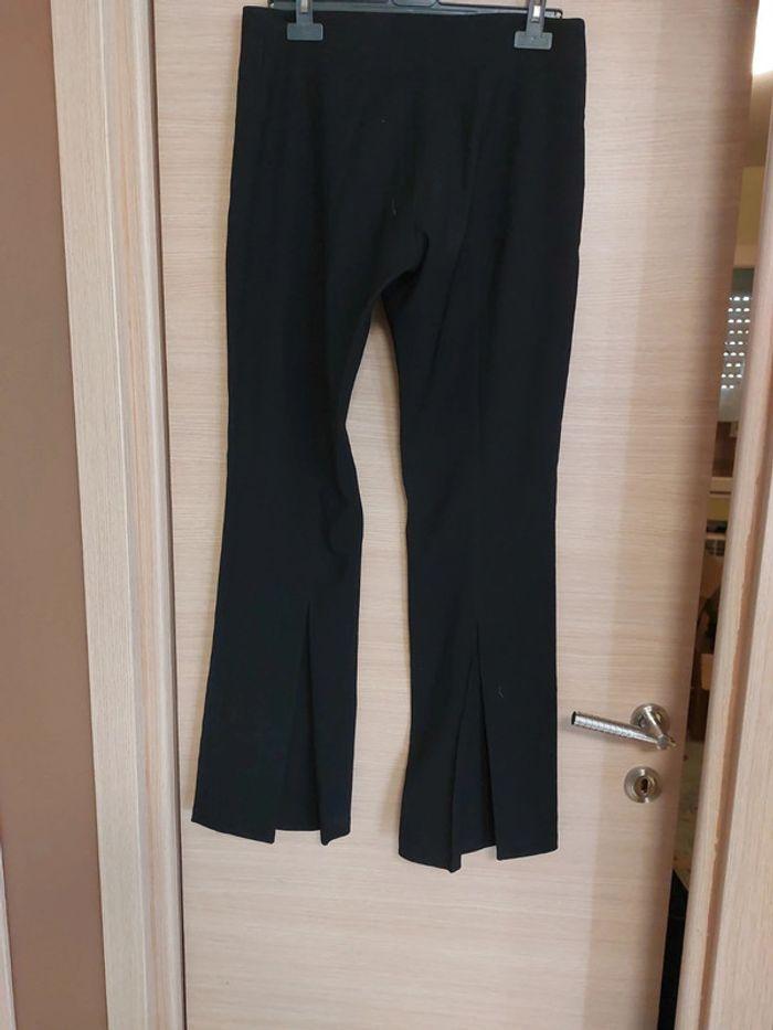 Pantalon noir chic  mollets fantaisies - photo numéro 4