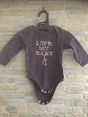 Body gris foncé Kiabi 6M