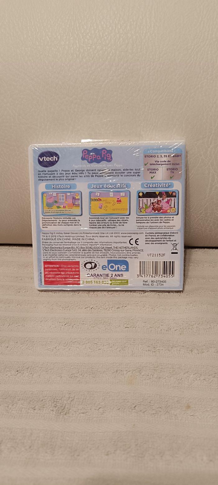 Jeu Storio VTech Peppa pig neuf - photo numéro 2