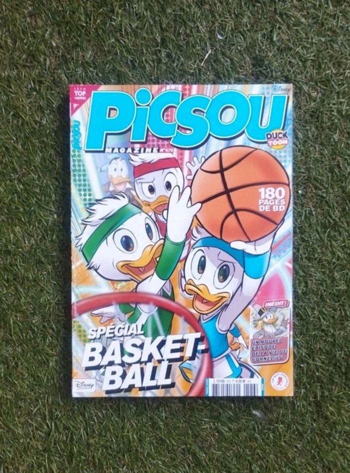 Livre Picsou - spécial basket-ball neuf