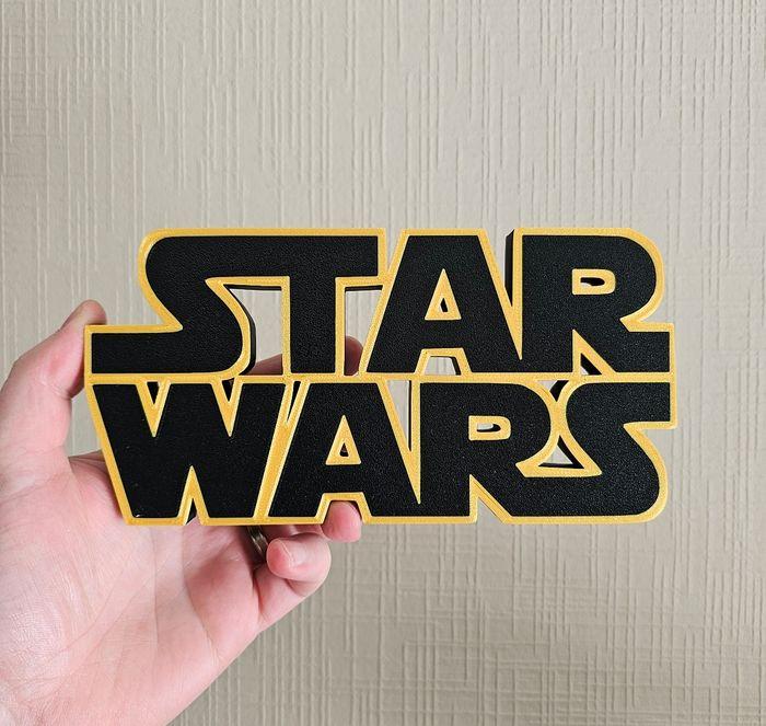 Figurine logo Starwars 20x10cm - photo numéro 4