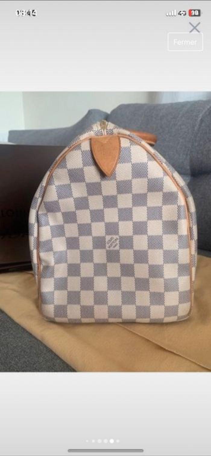 Speedy 35 louis Vuitton damier azur - photo numéro 9