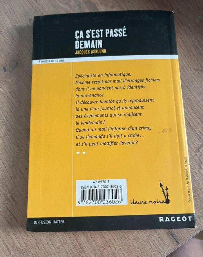 Livre policier enfant ça s est passé hier - photo numéro 2