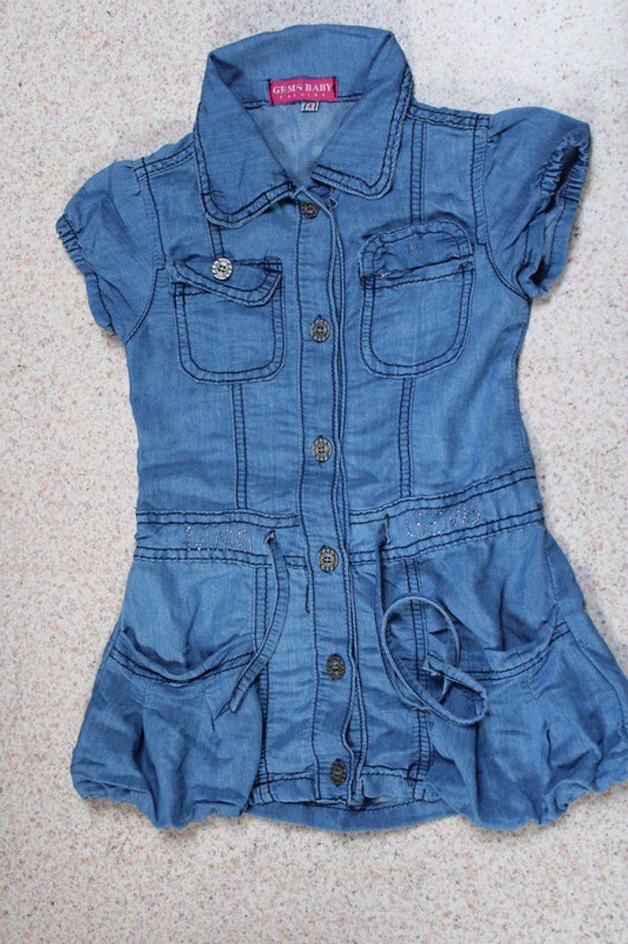 robe en jeans taille 4 ans - photo numéro 1