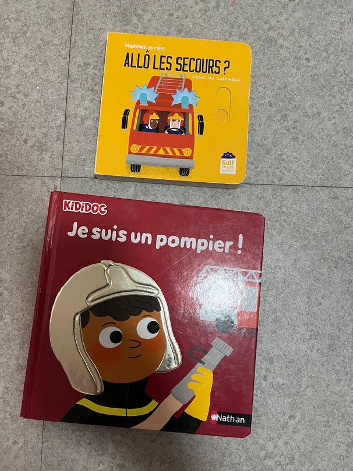 Lot de livres animés sapeur pompiers