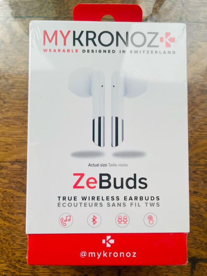 Écouteurs sans fil ZeBuds MyKronoz neufs - photo numéro 2