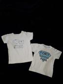 Lot de 2 tee-shirts 18 et 24 mois