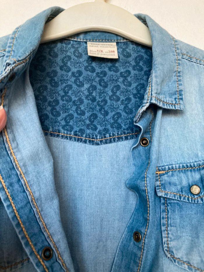 Zara chemise en jean 7/8 ans - photo numéro 13