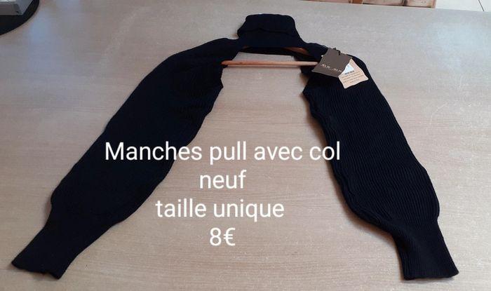 Manches pull + col - photo numéro 2