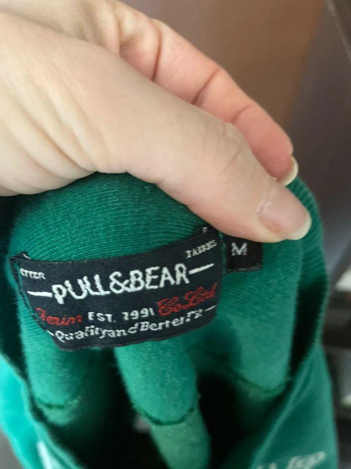 🐻 Sweat col rond vert Pull & Bear TM - photo numéro 4