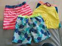 Lot de 3 shorts de bain 6 ans dpam