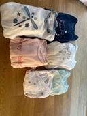 Lot 4 pyjama velours 6 mois et 2 bodies manches longues 6 mois