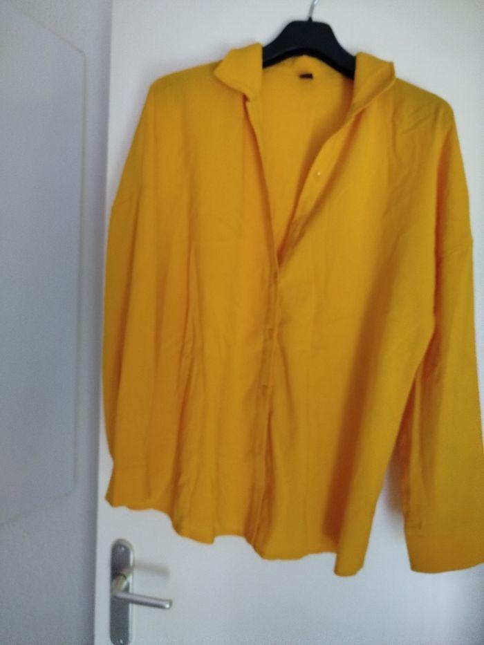 Chemise Oversize Jaune Soleil ☀ - photo numéro 14