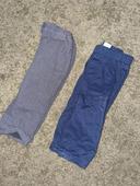 Lot 2 pantalons confort bb 12 mois