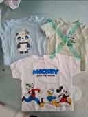 Lot 2 tee shirt garçons 12 mois