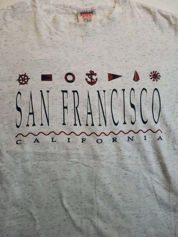 T-shirt vintage Oneita Power-T San Francisco taille M en très bon état - photo numéro 12