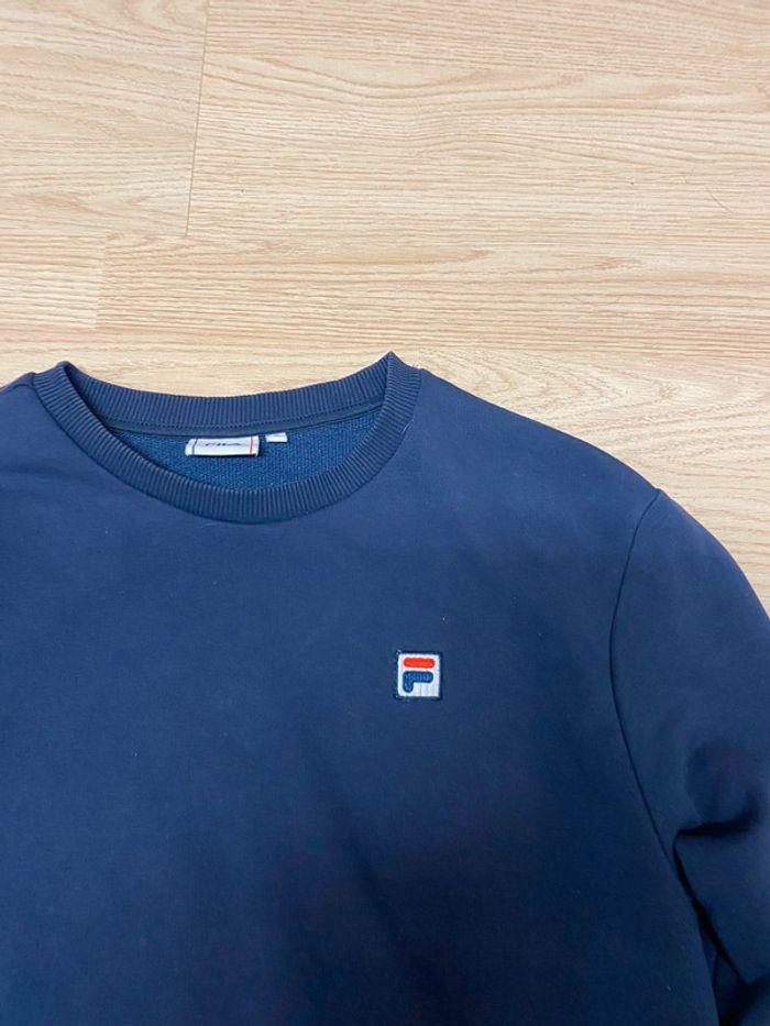 Sweat bleu marine fila taille s - photo numéro 3