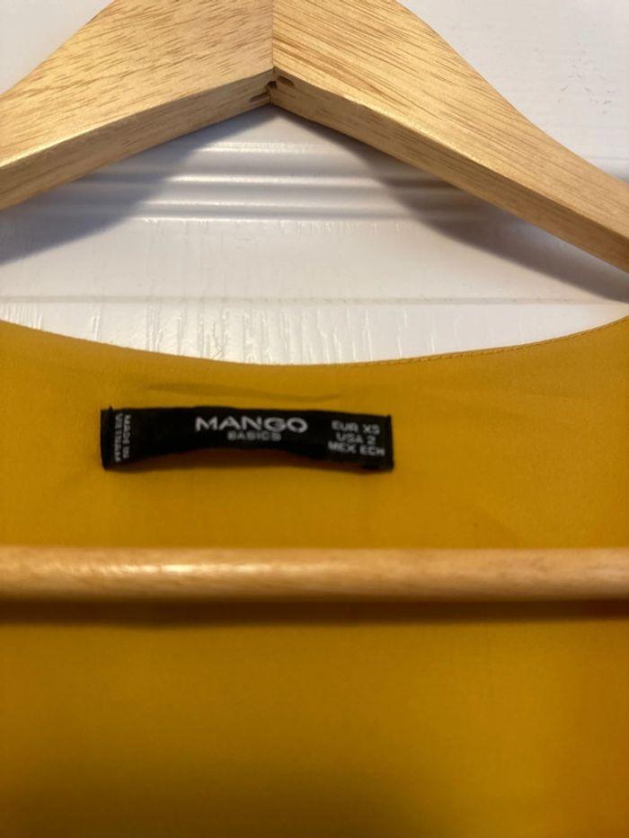 Chemise jaune moutarde Mango - photo numéro 2