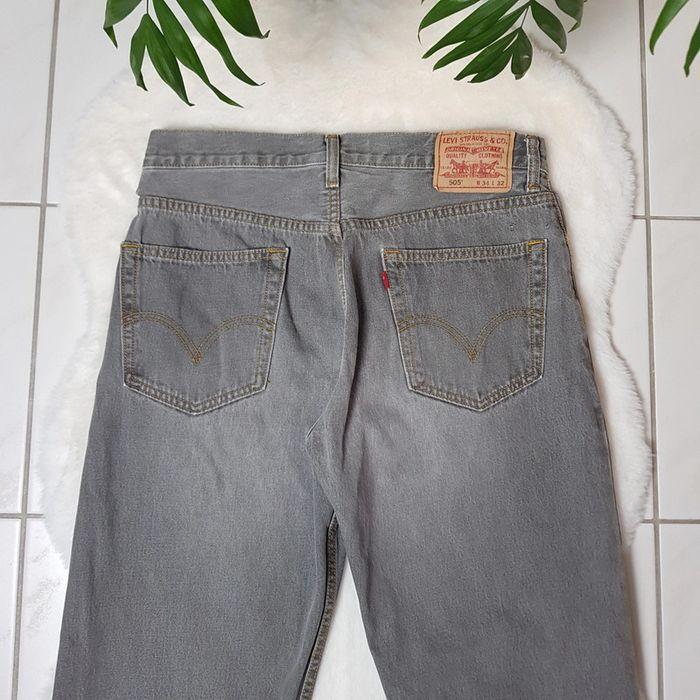 Jean Levi's 505 W34 L32 Gris - photo numéro 7