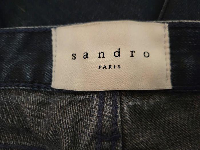 Jeans coupe droite Sandro marine taille W28 | FR 38 - photo numéro 4