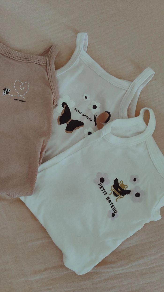 Lot de 3 bodies petit bateau - photo numéro 2