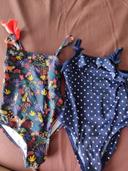 2 maillots de bain 18 mois