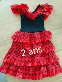 Robe espagnol 2 ans