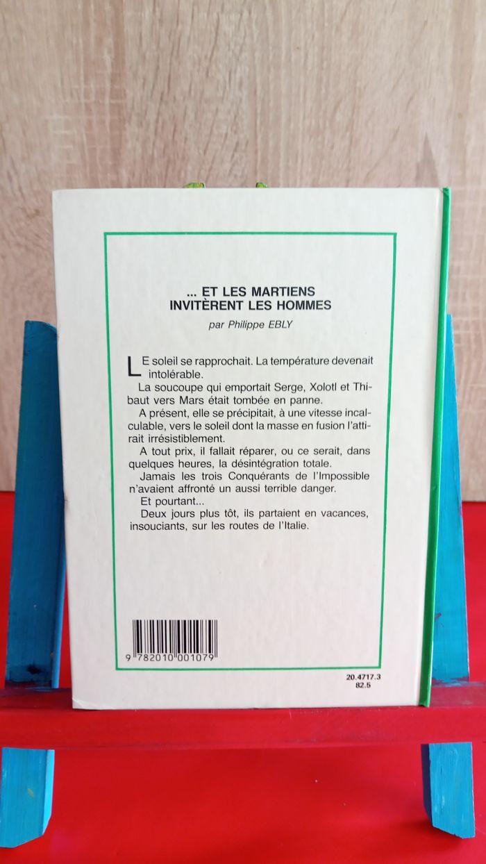 Et les martiens invitèrent les hommes, Philippe Ebly, 1982, bibliothèque verte - photo numéro 2