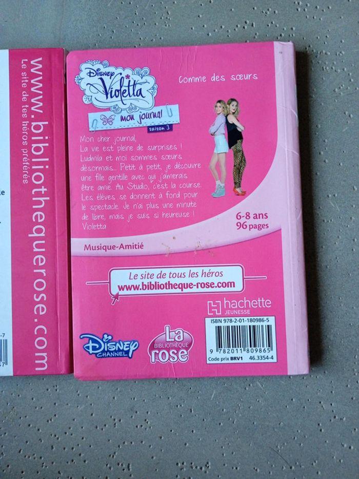 Livre Violetta " mon journal" et high school musical 3 - photo numéro 3