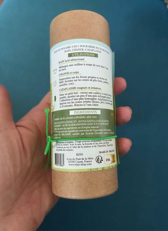 Bijin Bébé poudre de soins pour bébé, biologique, alternative au talc - photo numéro 3