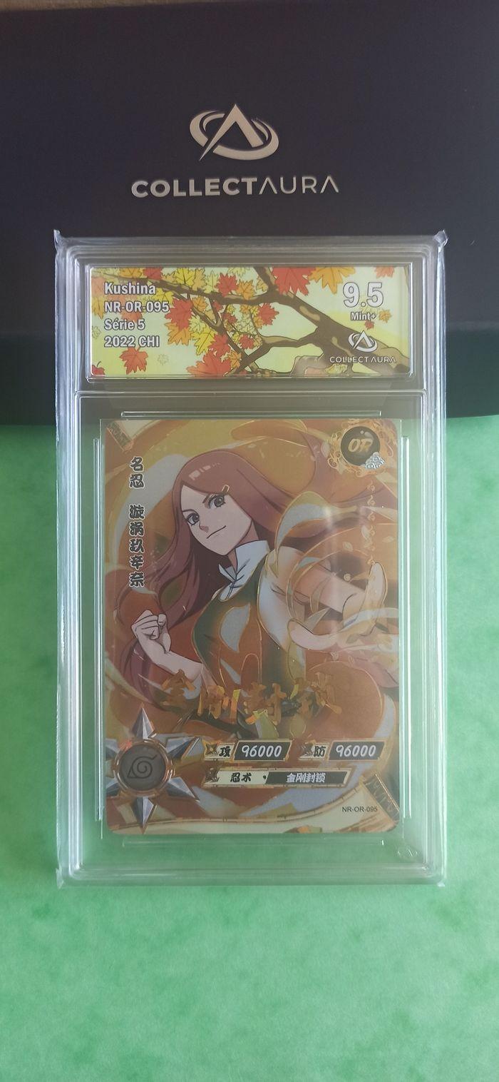 Carte gradé Naruto kayou kushina OR 9.5 collect aura - photo numéro 1