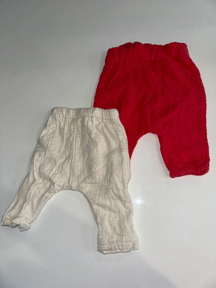 2 pantalon bébé fille 3 mois - photo numéro 2